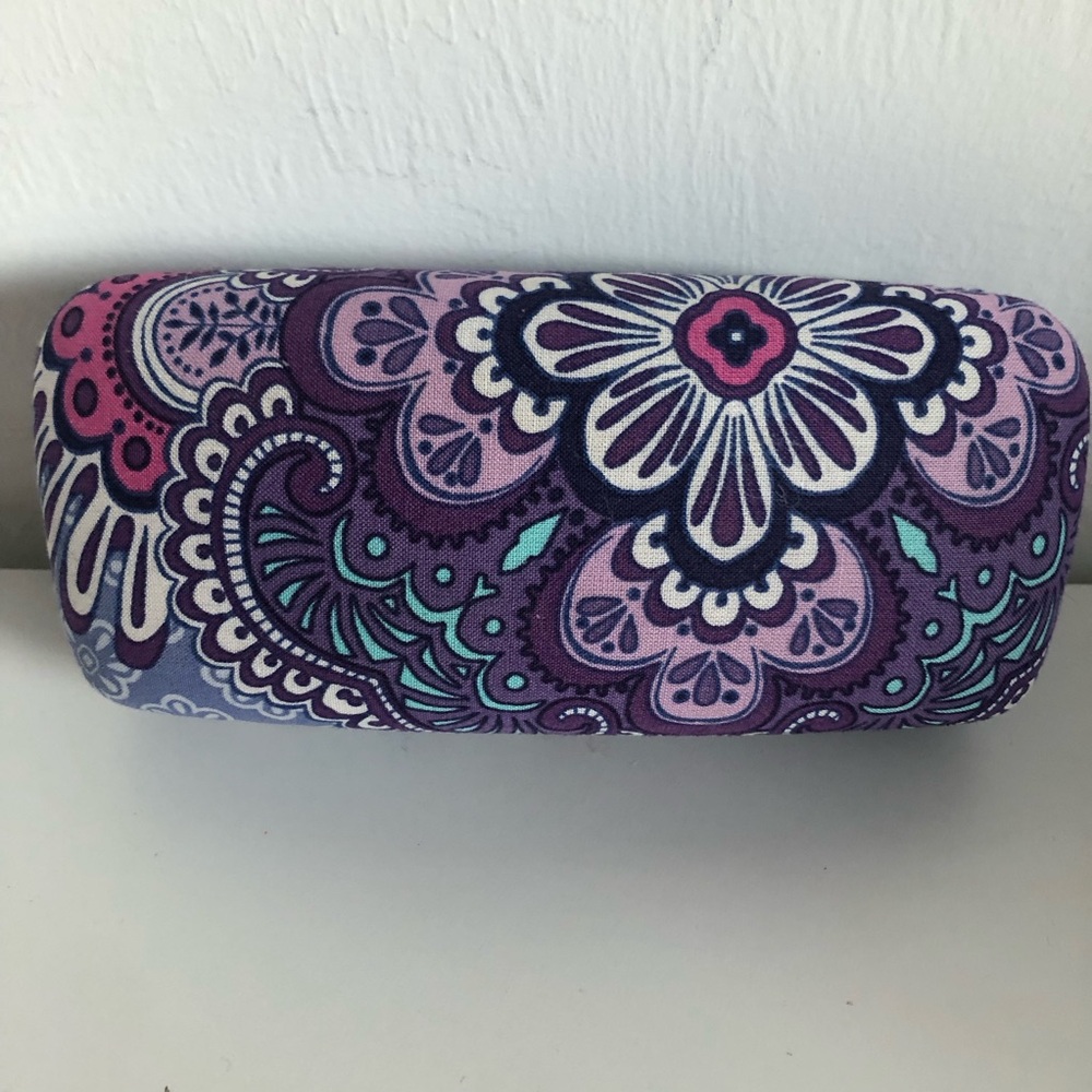 Vera Bradley Purple Printed Eyeglass Case